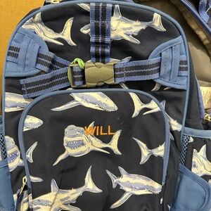 Pottery Barn Kids Shark mini backpack “Will”